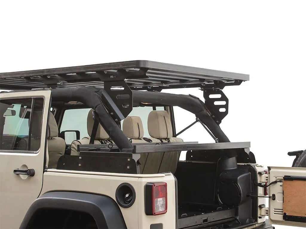 '07-17 Jeep Wrangler JKU 4-Door Interior Cargo Storage Rack