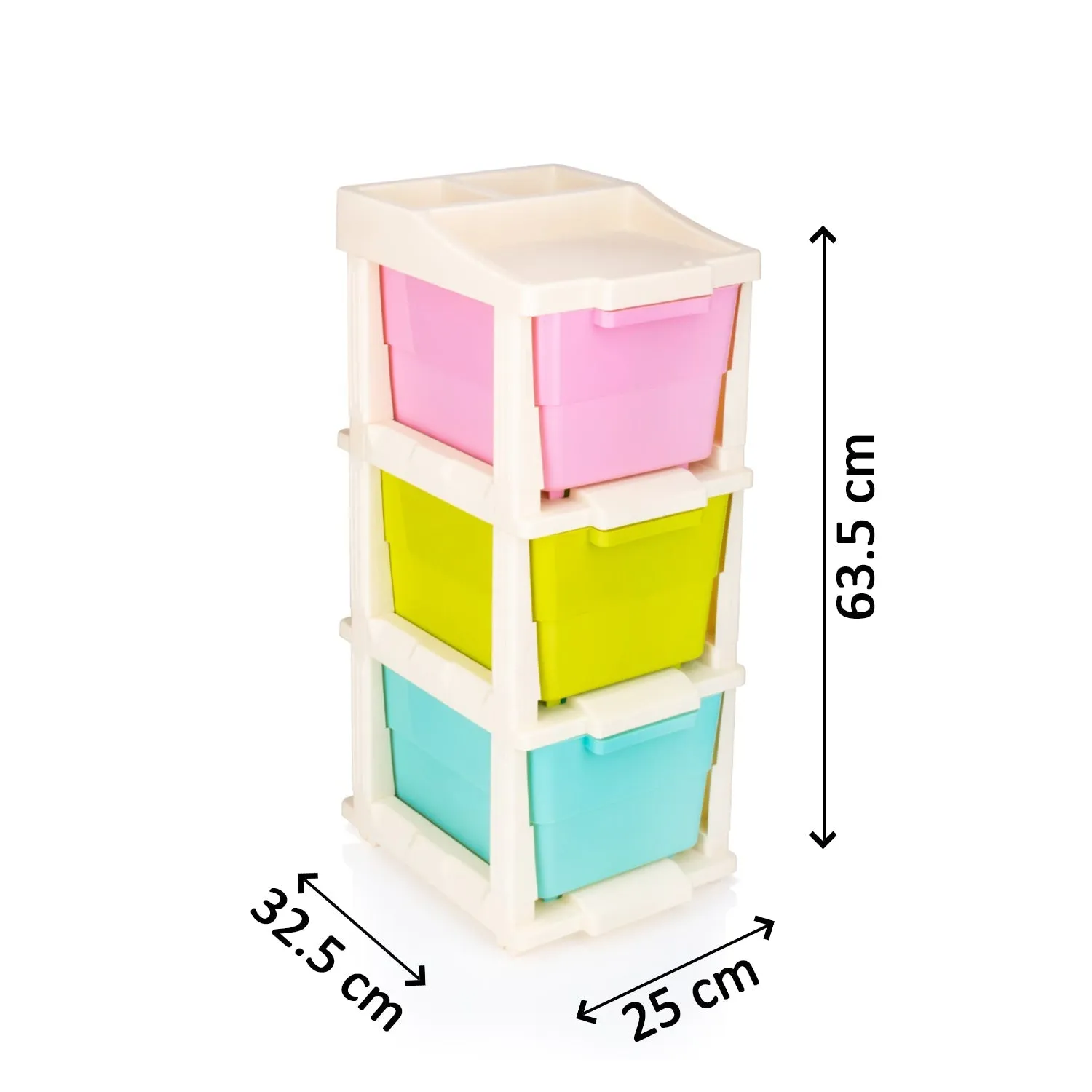 0767A 3 Layer Multi-Purpose Modular Drawer Storage System