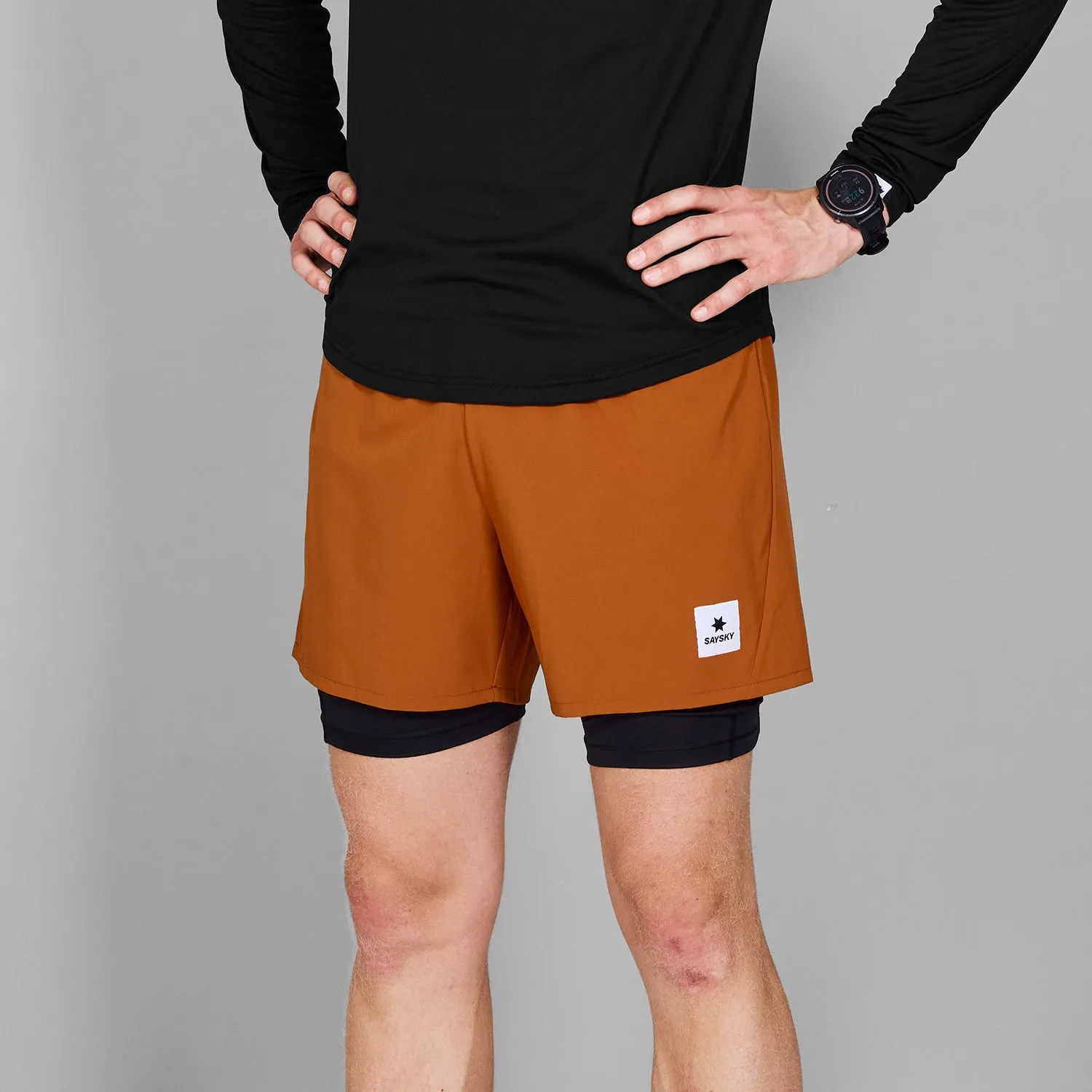 2 in 1 Pace Shorts 5''