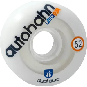 Autobahn Wheels Dual Durometer Ultra Classics 52mm 97a - White/Clear (Set)