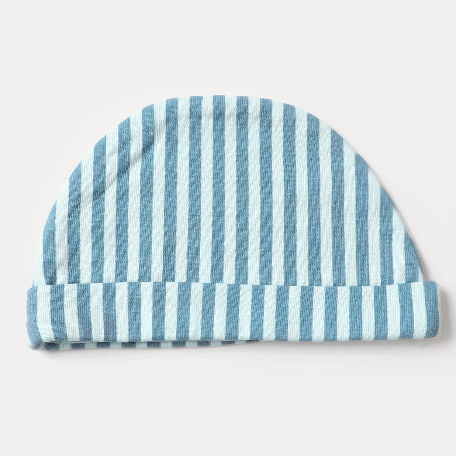 Baby Round Cap | Blue Stripe