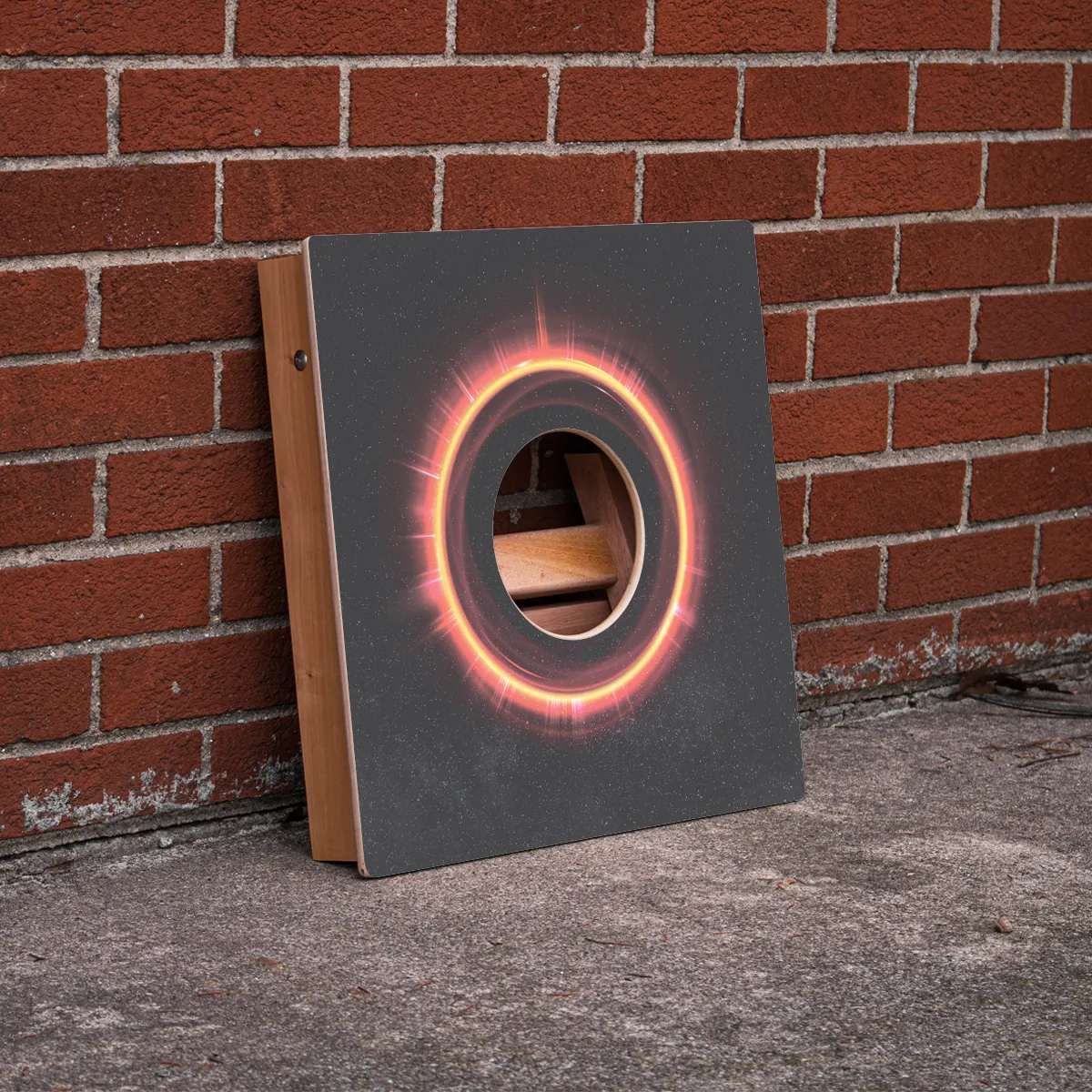 Black Hole Cornhole Airmail Box