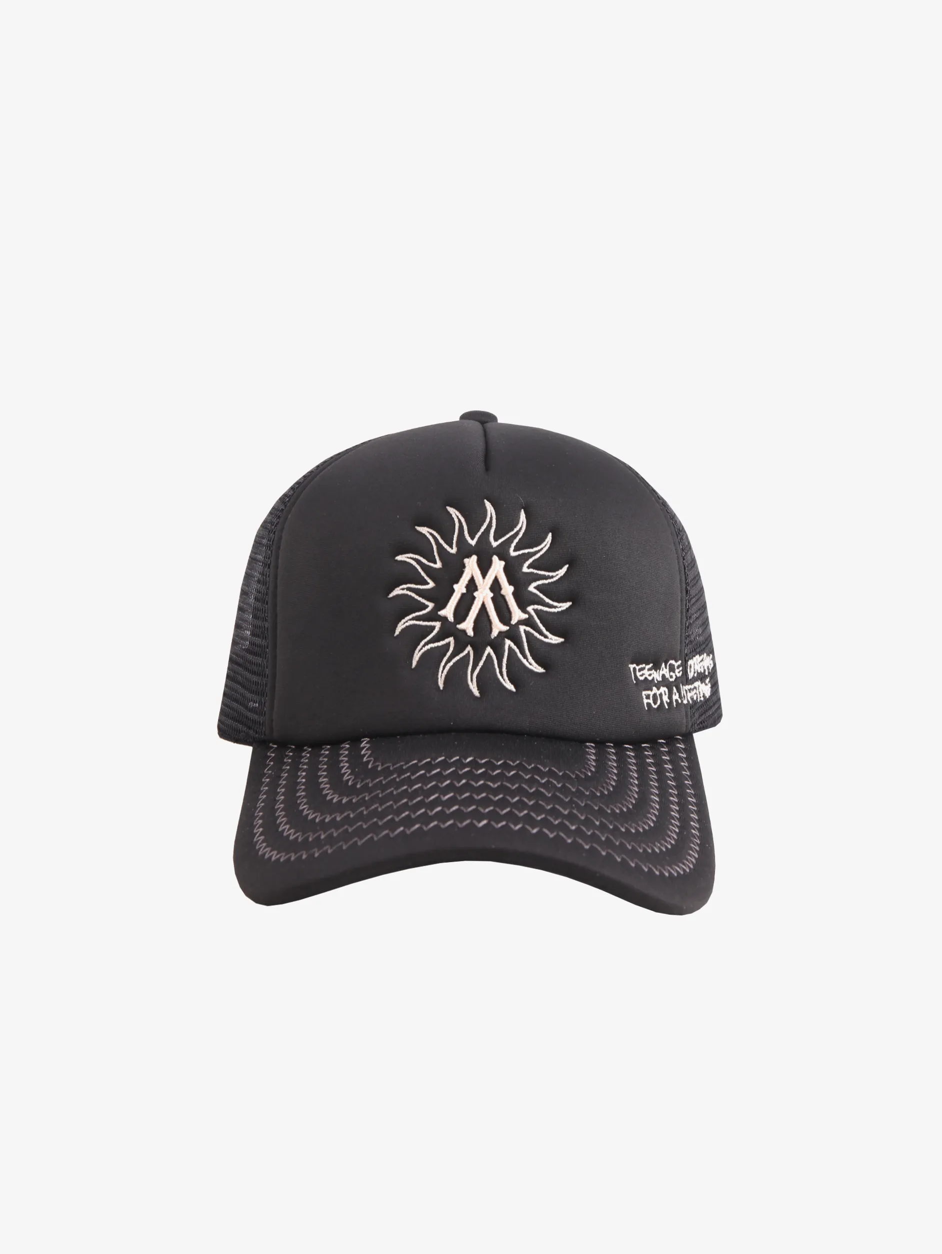 BLACK MESH CAP "SUN"