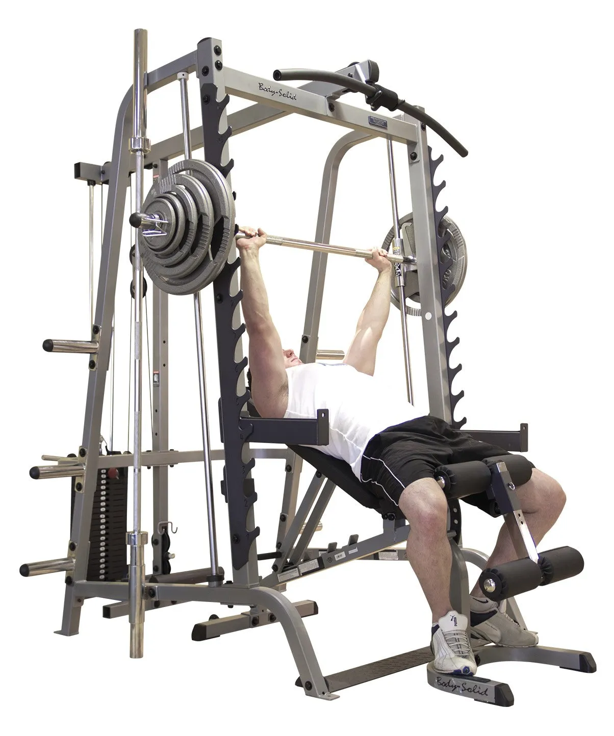 BodySolid Series 7 - Smith Machine and Half Rack