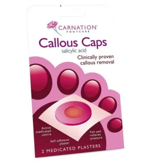 Carnation Callous Caps - 2 Medicated Plasters