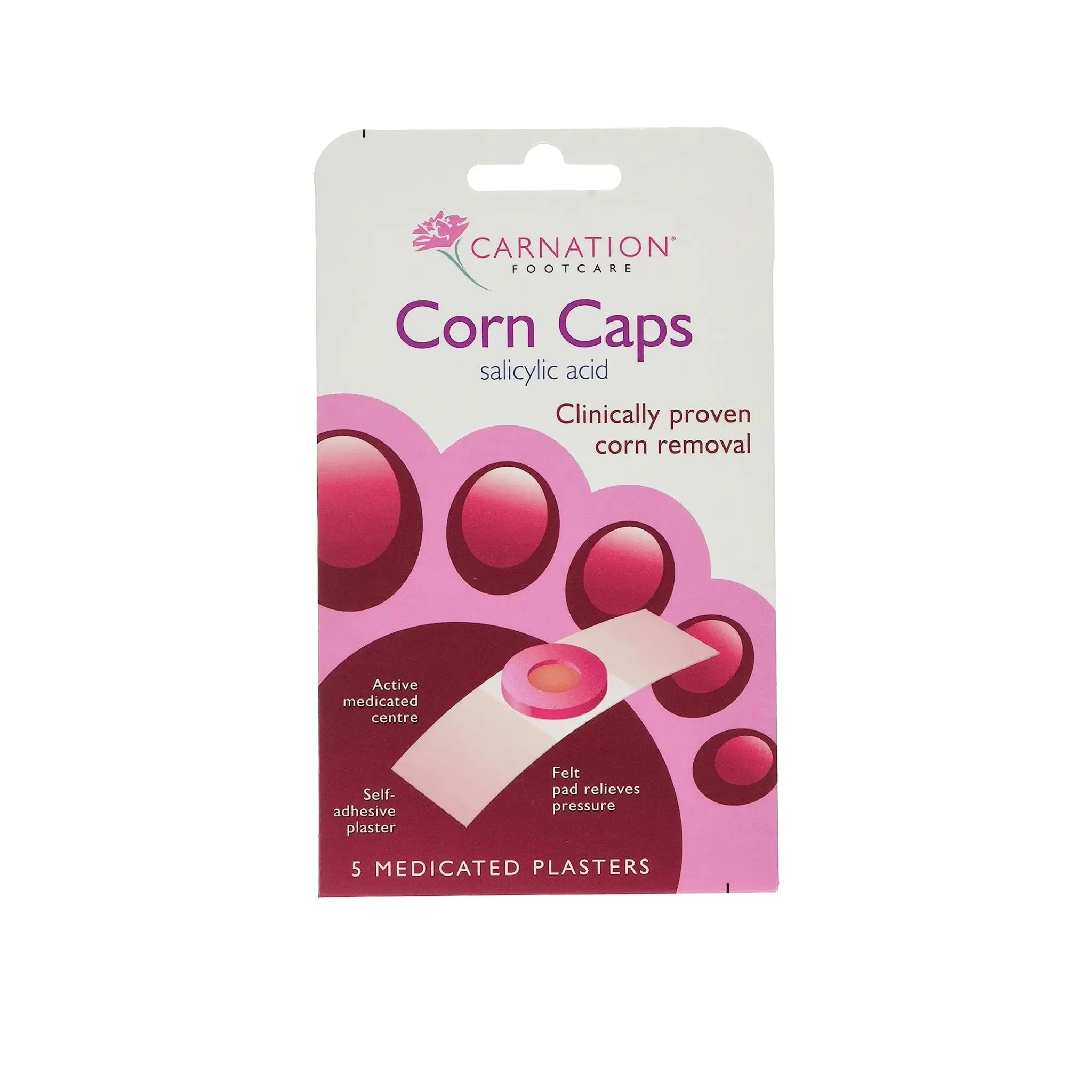 Carnation Corn  Caps- 5 Caps