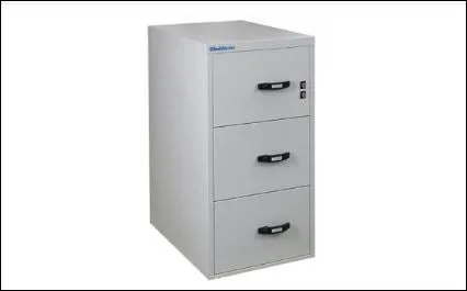 Chubbsafes Profile NT 120 31" Fire Resistant Cabinet - 3 Drawers, 2 Key Lock