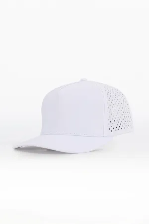 Custom Performance Peak Cap - Plain (White)