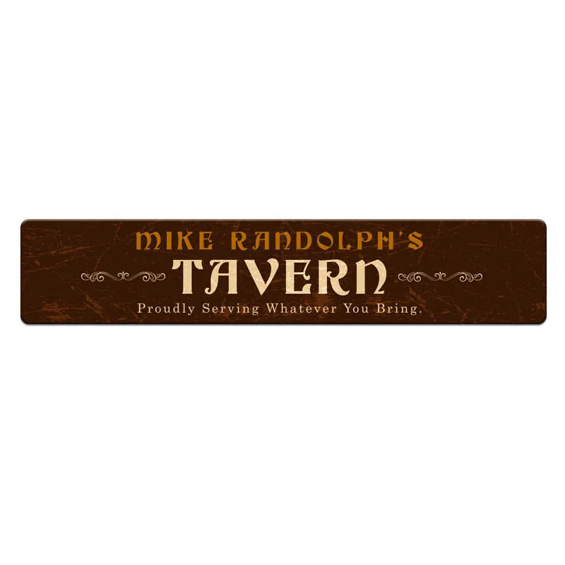 Custom Printed Bar Mat - Tavern - 20" x 4"