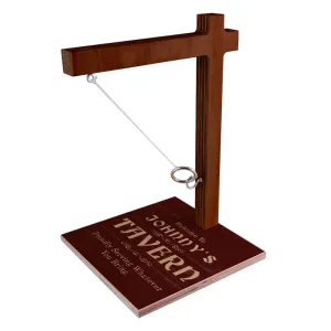 CUSTOMIZABLE Large Tabletop Ring Toss Game - Tavern