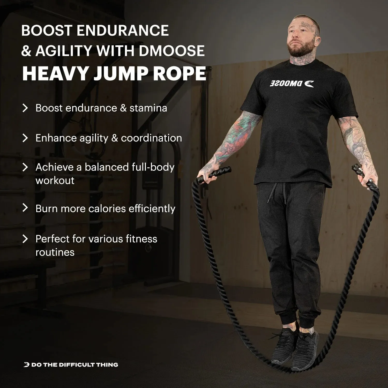 DMOOSE Heavy Jump Rope 2lb