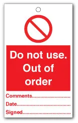 Do not use. Out of order