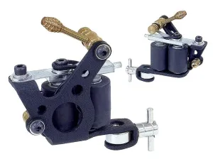 Dual Coil Liner Shader Tattoo Machine - Black