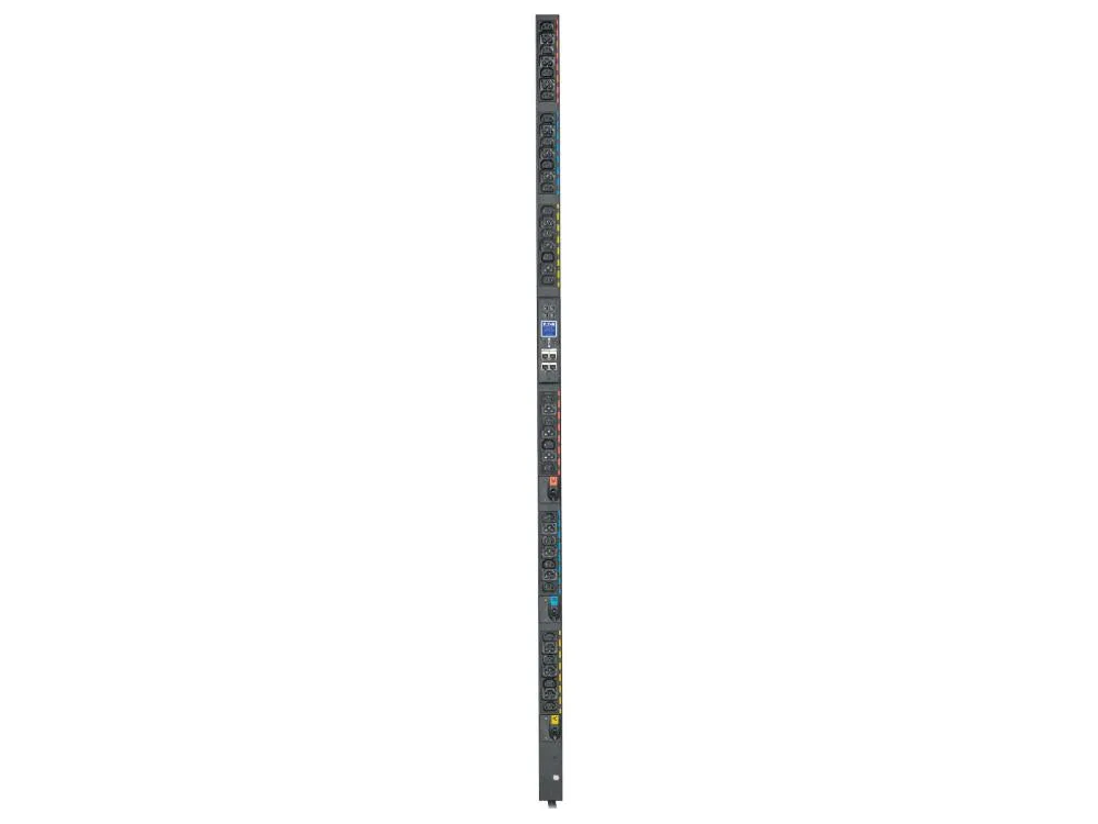 Eaton EVMA1530X 3-Phase Managed Rack PDU G4, 208V, 42 Outlets, 24A, 8.6kW, L15-30 Input, 10 ft. Cord, 0U Vertical - Managed - NEMA L5-30P