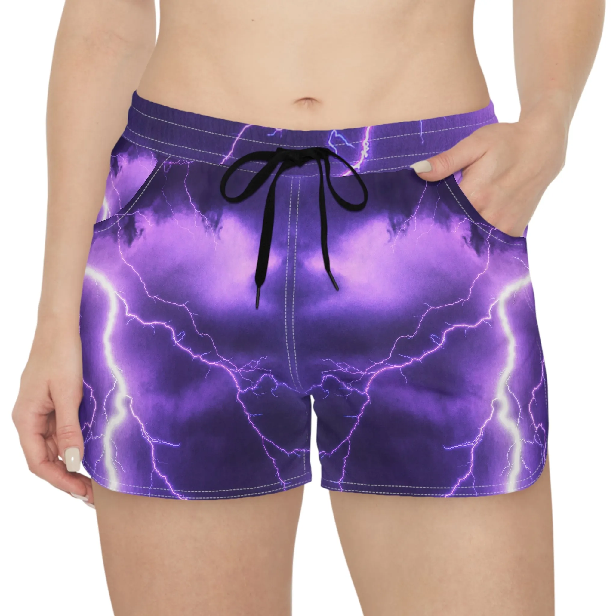 Electric Thunder - Inovax Women's Casual Shorts