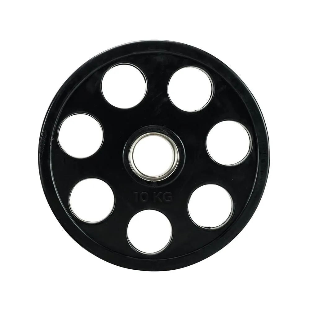 Element Fitness Rubber Plate w/ 7 Holes 2.5-20kg Set