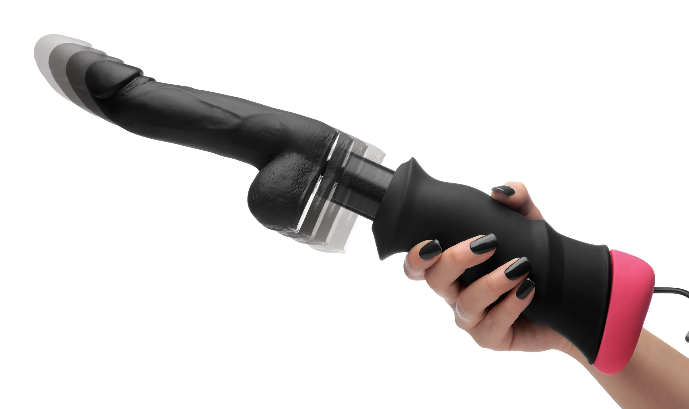 Hand-held Thrusting Dildo