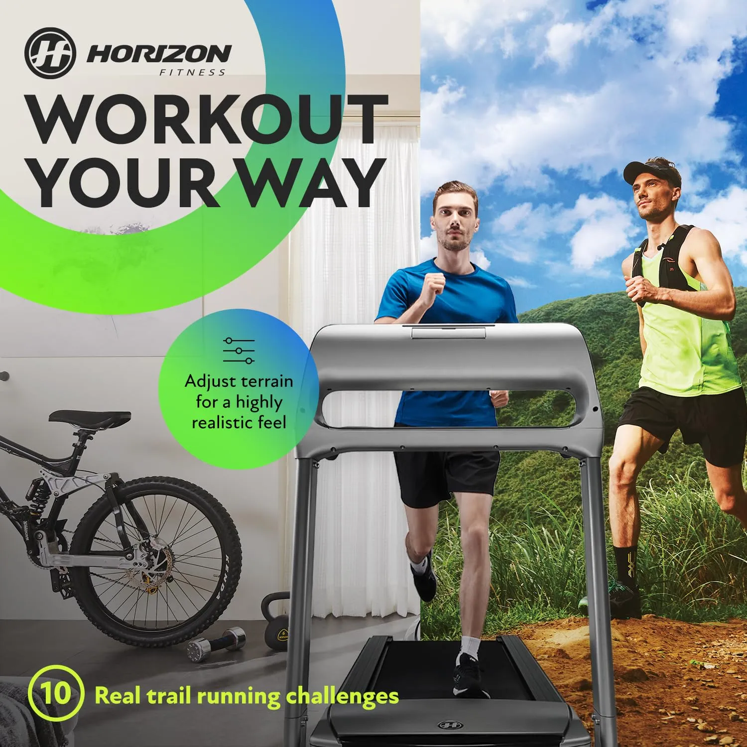 Horizon Paragon X @Zone Treadmill