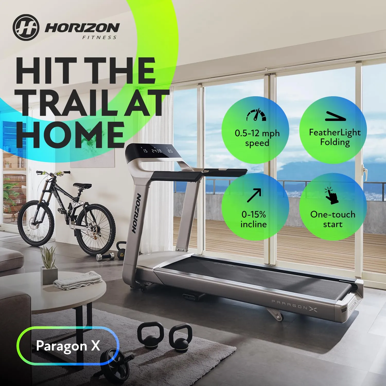 Horizon Paragon X @Zone Treadmill