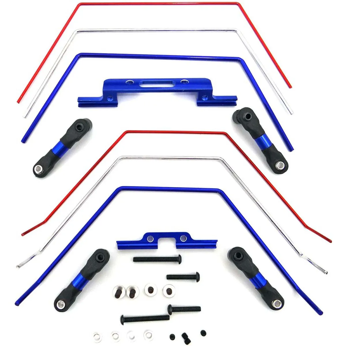 Hot Racing Front and Rear Wide Sway Bar Kit: 2wd Slash