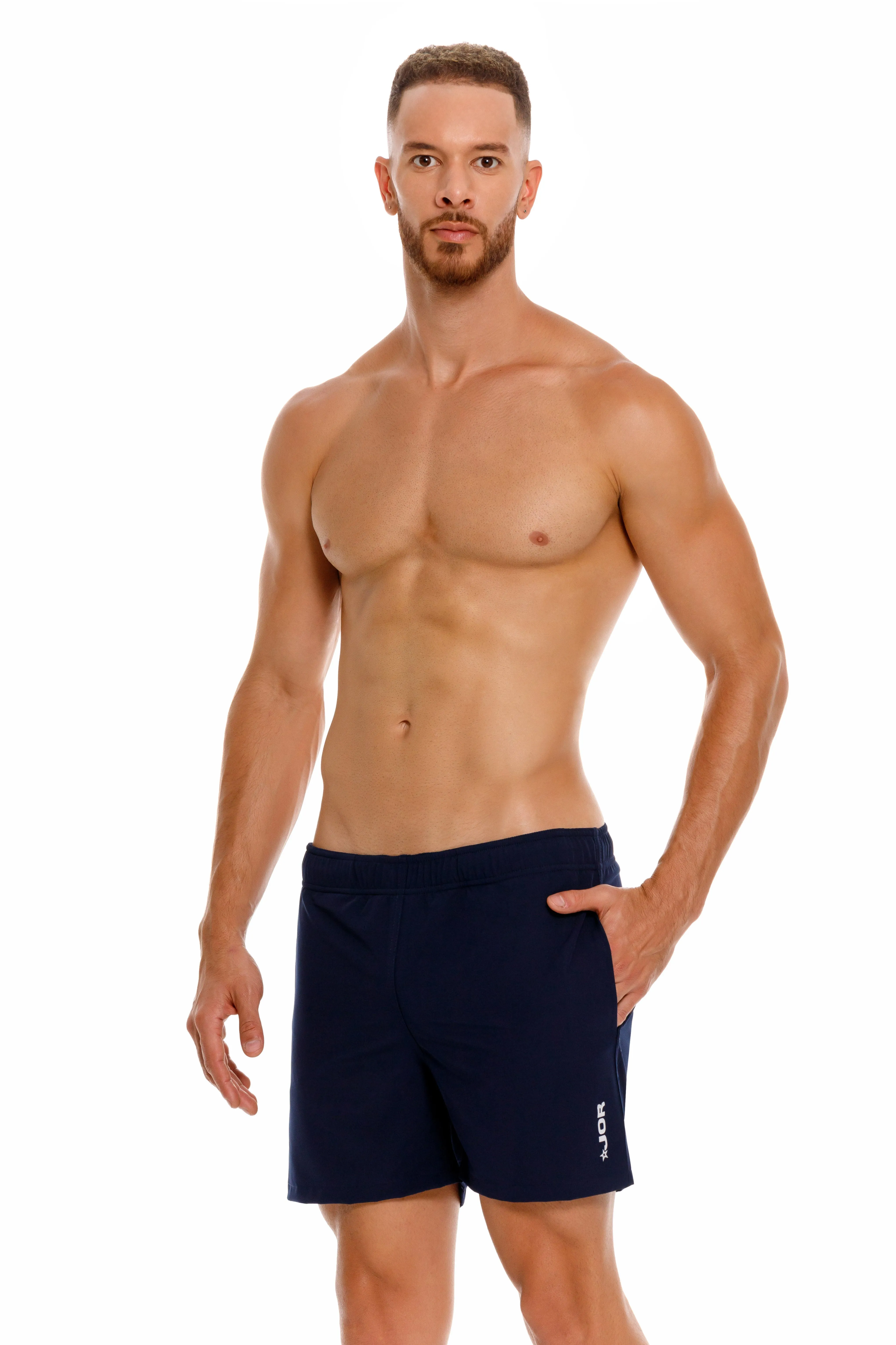 JOR Brixton 4" swim short navy blue