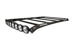 KC Hilites M-Rack 50" Gravity® LED Pro6 Roof Rack System - Side Blackout Plates - 1999-2016 F250/F350/F450 (Crew Cab)