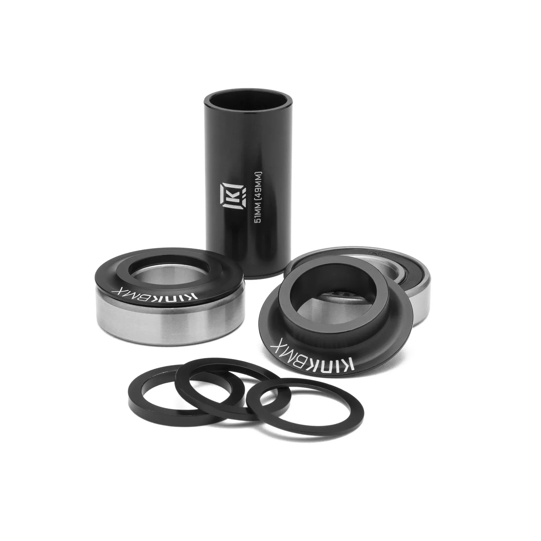 Kink BMX Mid Bottom Bracket Kit 22mm - Black