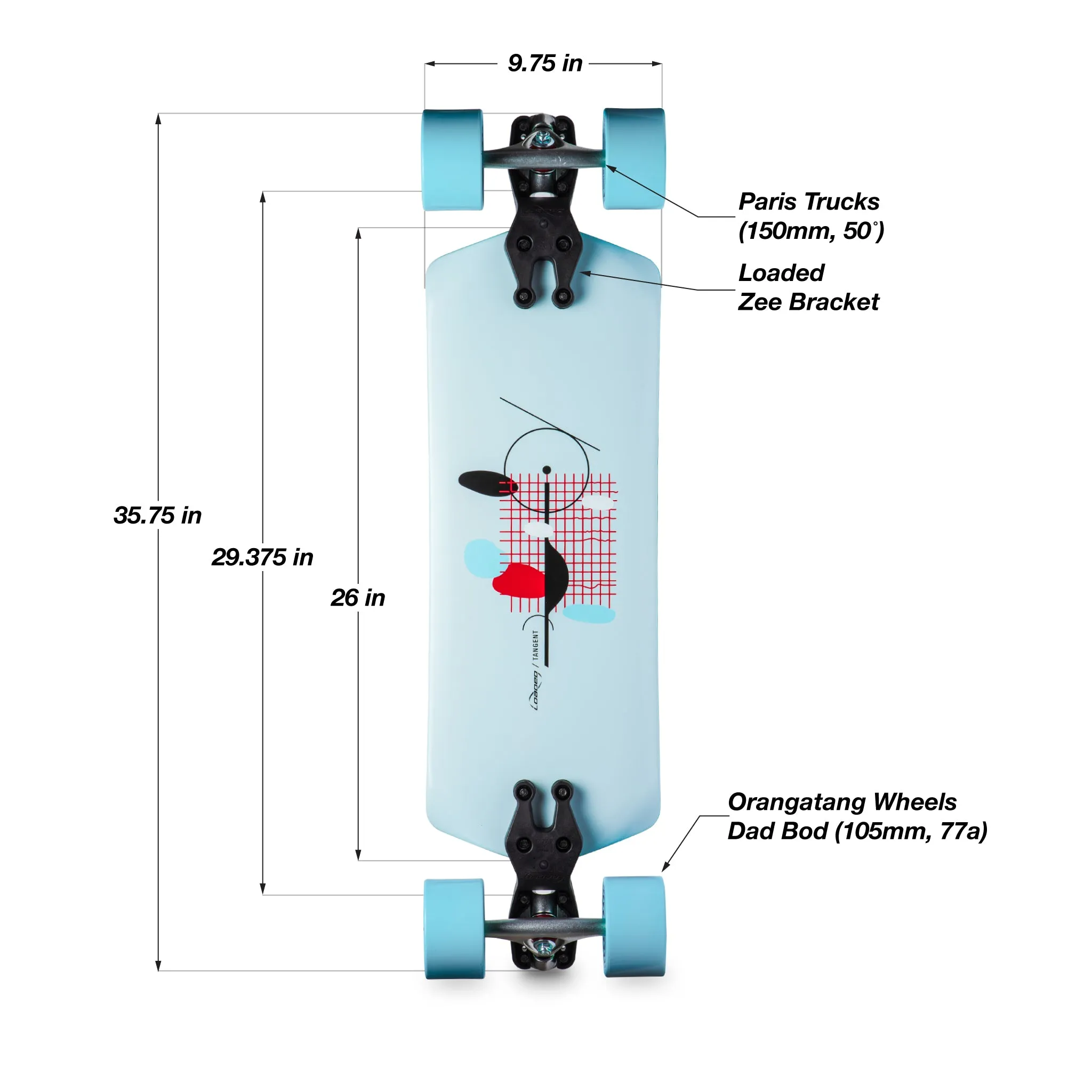 Loaded Tangent Complete Longboard