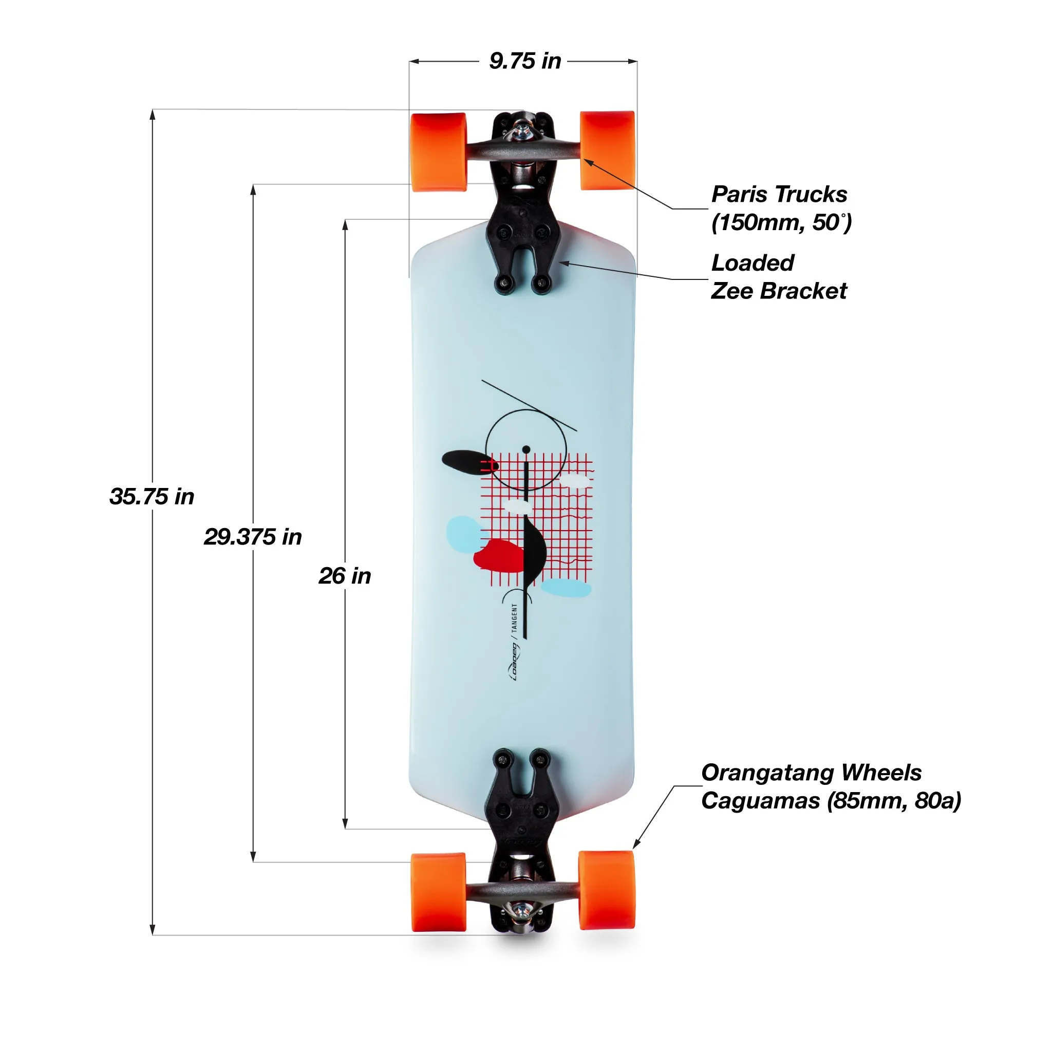 Loaded Tangent Complete Longboard