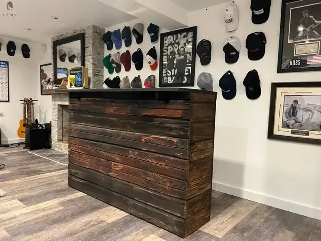 Man Cave Wood Bar