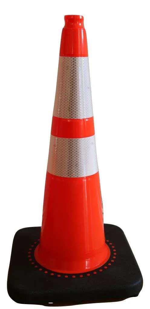 Orange PVC Traffic Safety Cones | SIZE OPTIONS