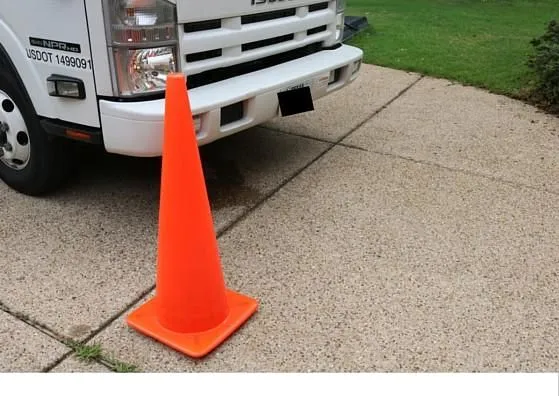 Orange PVC Traffic Safety Cones | SIZE OPTIONS