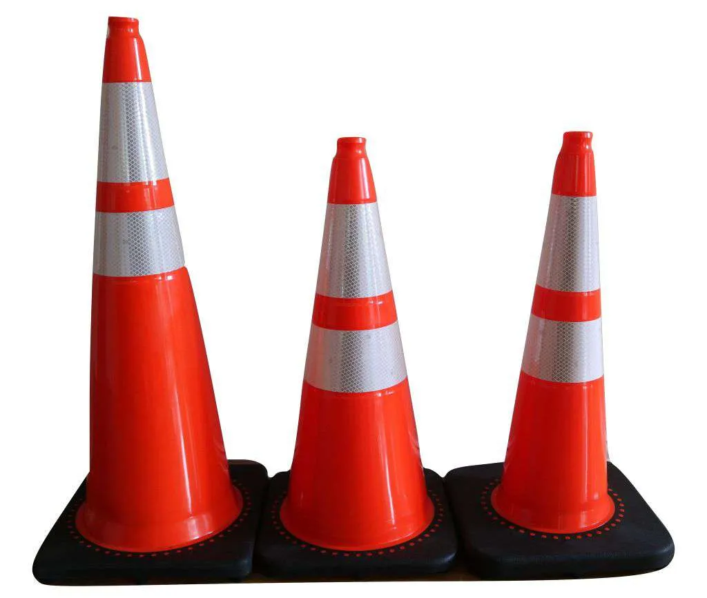 Orange PVC Traffic Safety Cones | SIZE OPTIONS