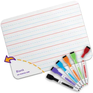 Quality Ruled Dry Erase Lapboard - Dry Erase Board With Lines And Blank Surface