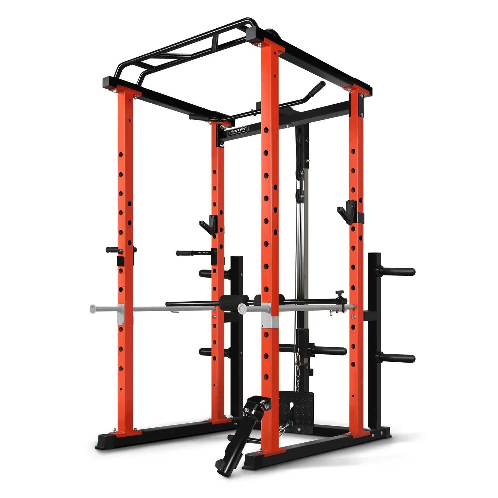 RitFit PPC02 1000lbs Power Cage with Lat Pulldown for Home Gym