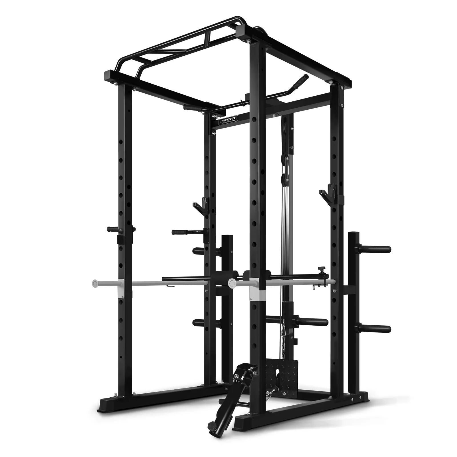 RitFit PPC02 1000lbs Power Cage with Lat Pulldown for Home Gym