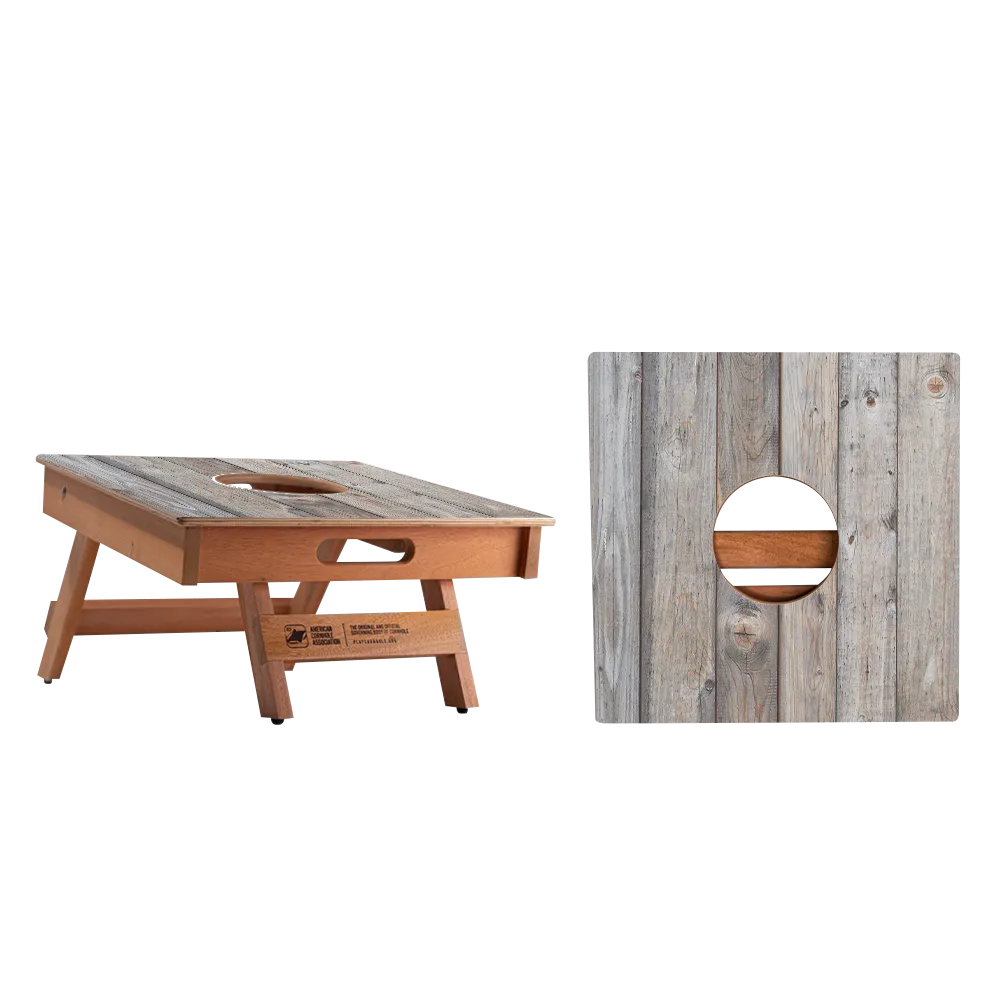 Rustic Wood Cornhole Airmail Box