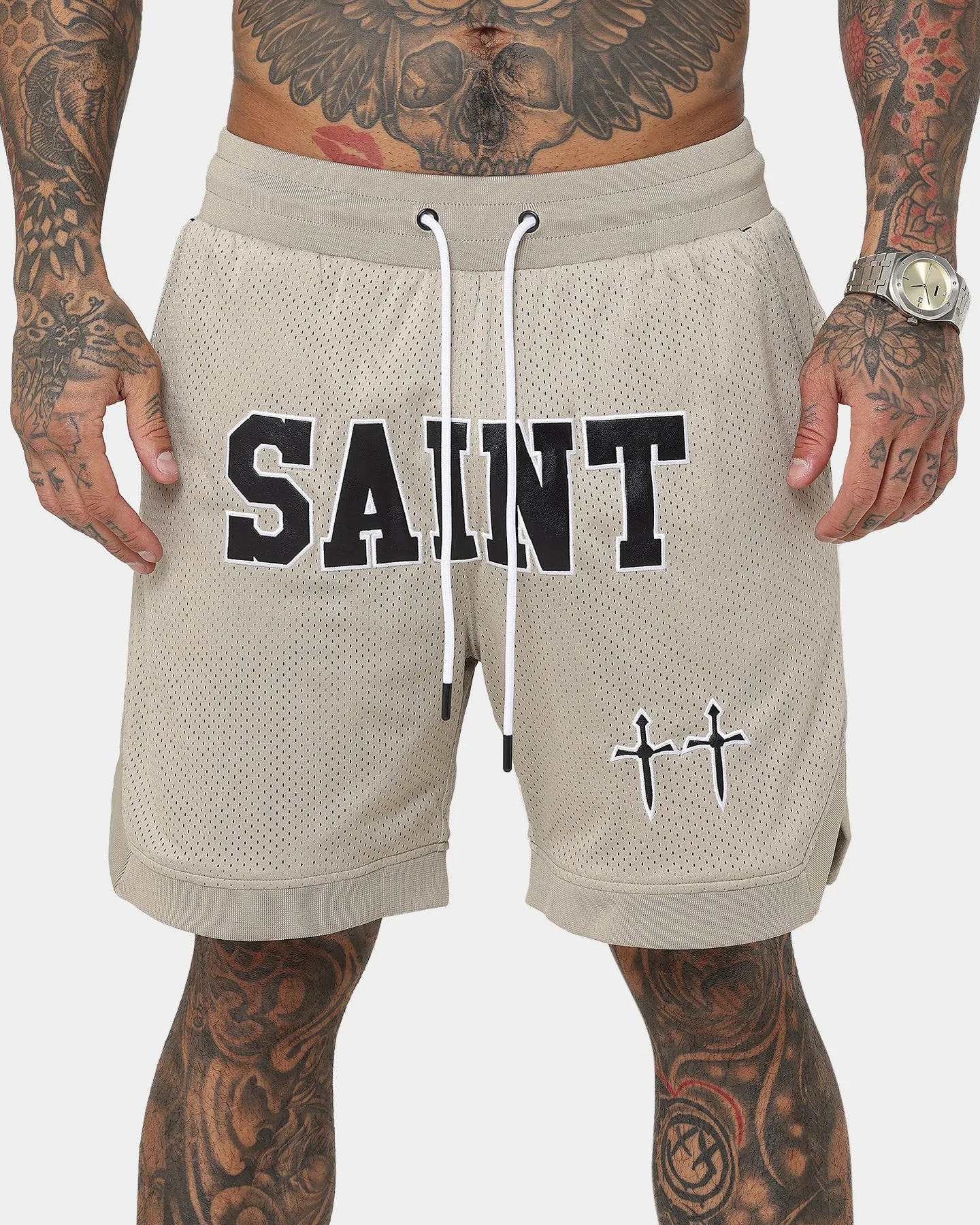 Saint Morta Provincial Basketball Shorts Stone