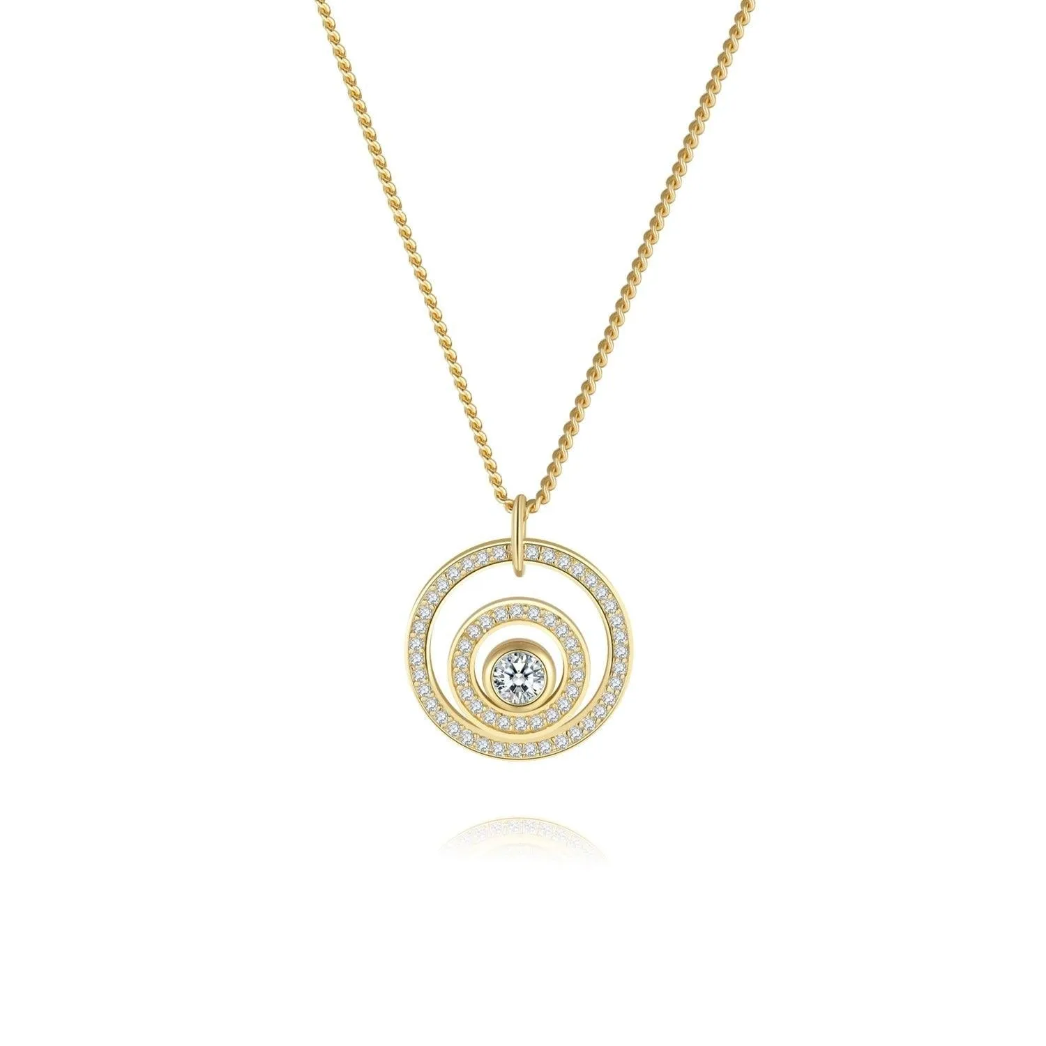 Star Track Necklace Orbit Collection by Parastoo Behzad