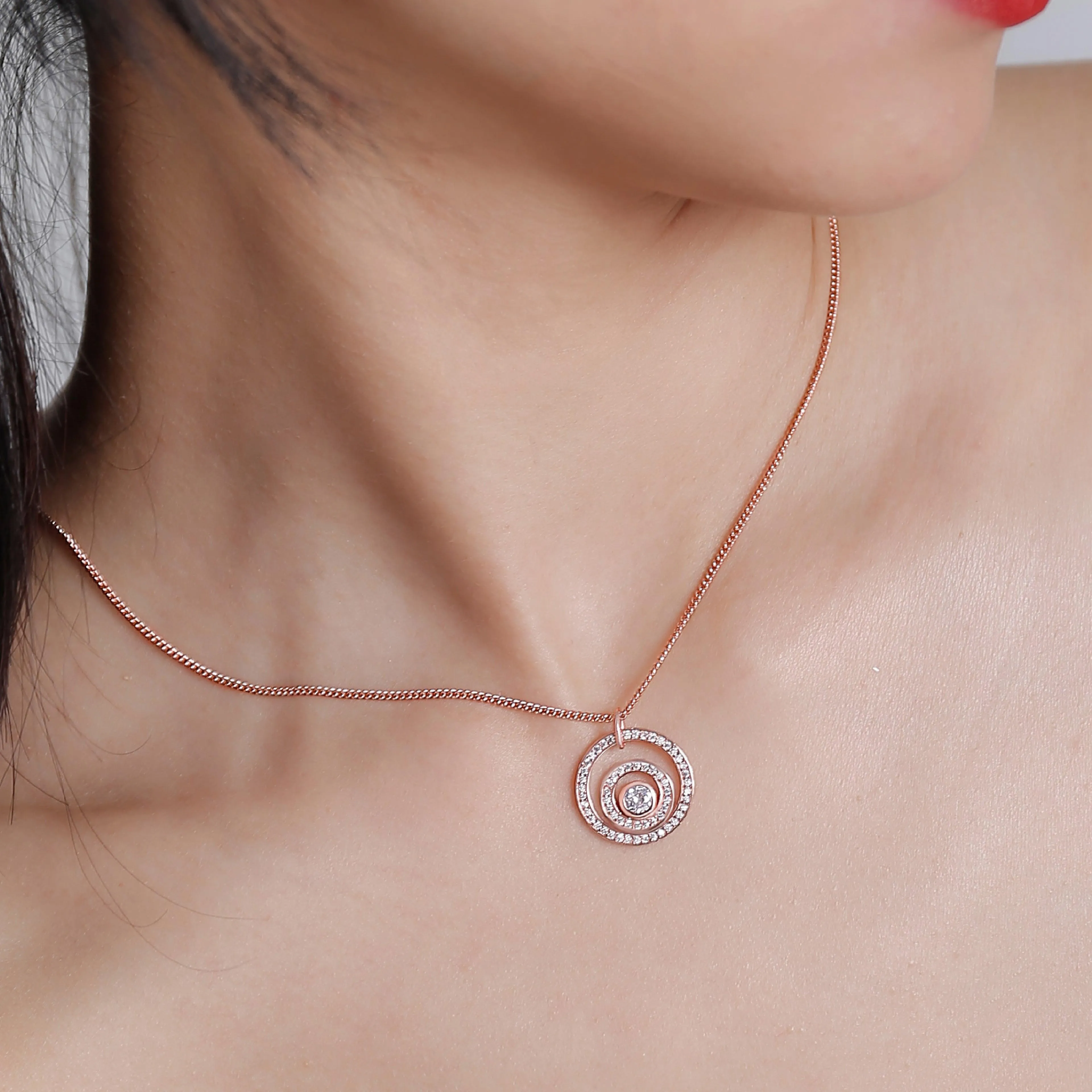 Star Track Necklace Orbit Collection by Parastoo Behzad