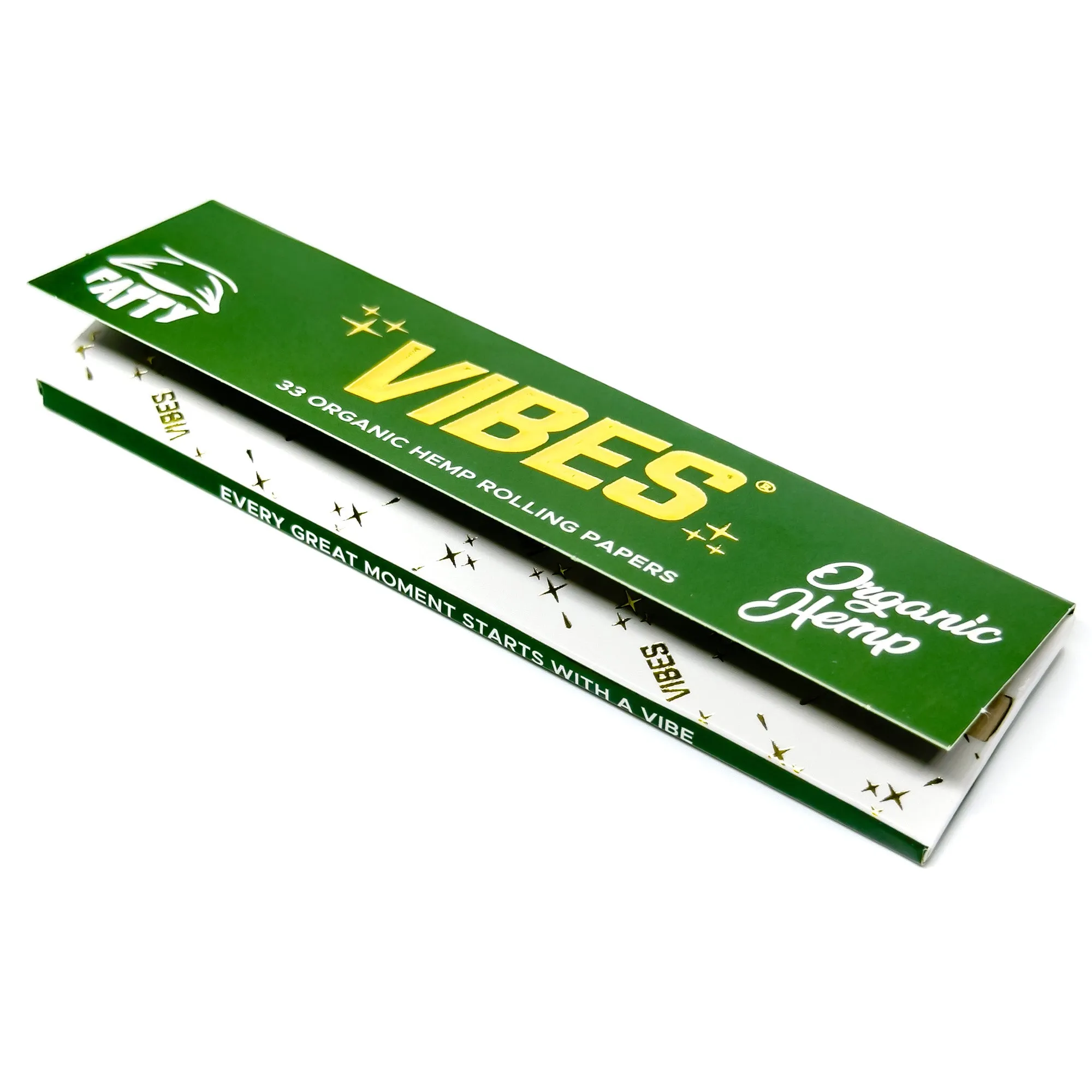 Vibes - Fatty Organic Hemp - 33 Paper Booklet - 50 Pack Box