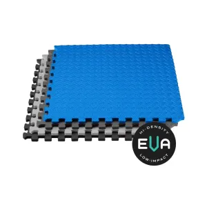 vélotas® Diamond Pattern Foam Fitness Mats 1/2" - 4 Color Options