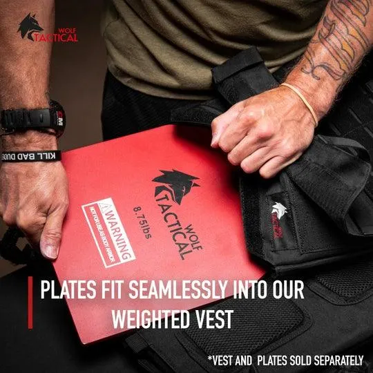 Wolf WEIGHTED VEST PLATES - 5.75/8.75/14.5/19.75LB PAIRS