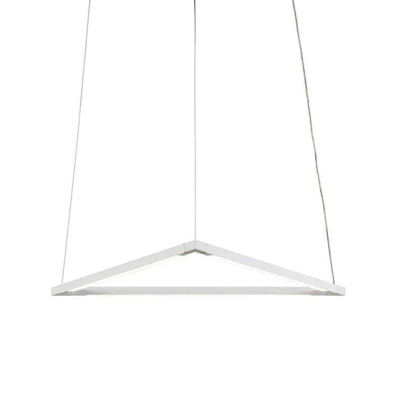 Z-Bar Triangle LED Pendant by Koncept