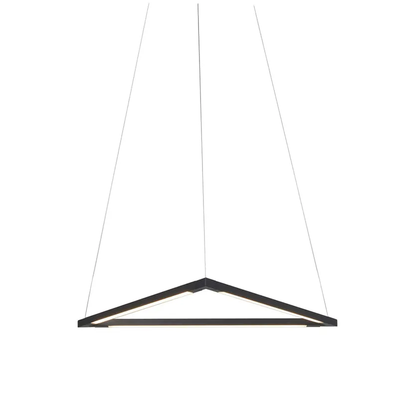 Z-Bar Triangle LED Pendant by Koncept