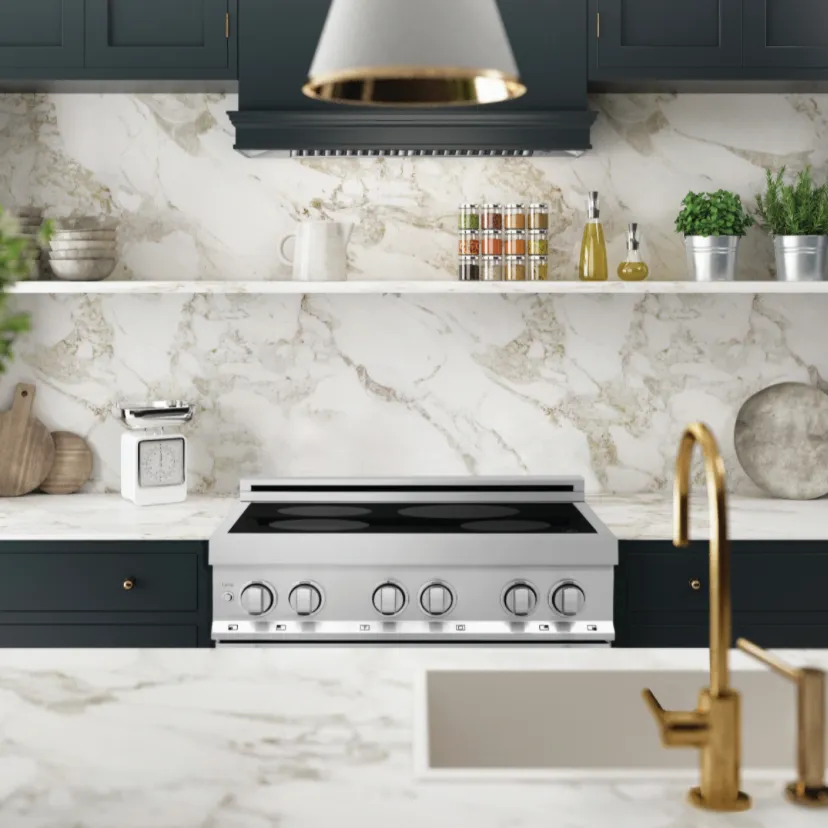 ZLINE 30 Induction Range in Stainless Steel with a Black Matte Door (RAIND-BLM-30)