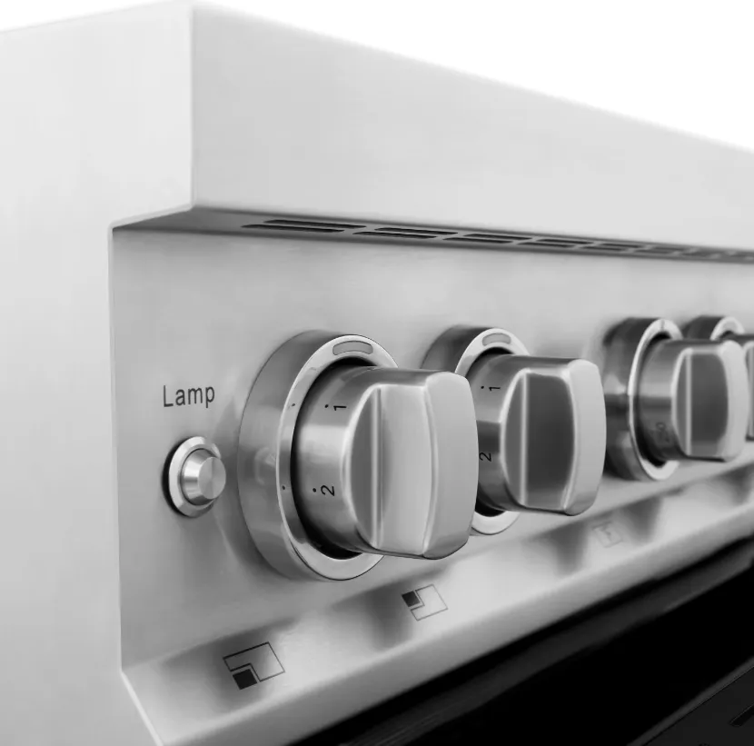 ZLINE 30 Induction Range in Stainless Steel with a Black Matte Door (RAIND-BLM-30)