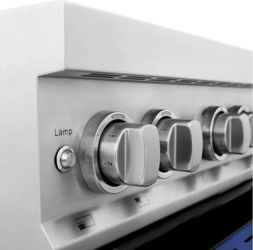 ZLINE 30 Induction Range in Stainless Steel with a Blue Matte Door (RAIND-BM-30)