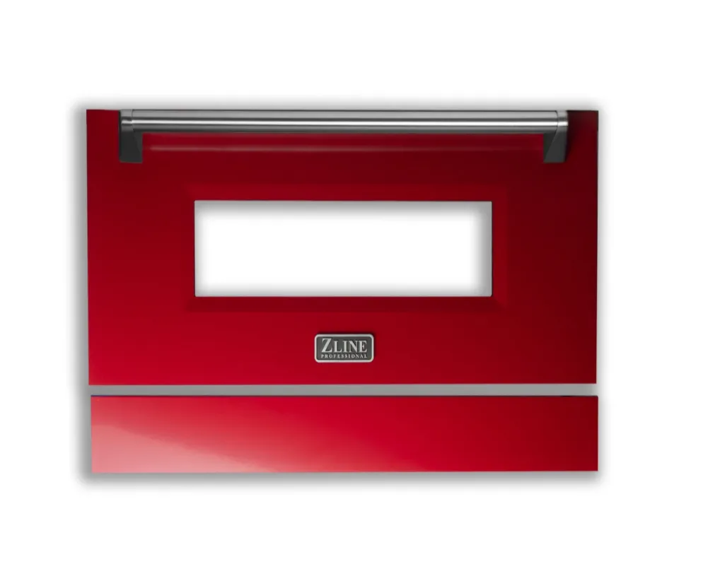 ZLINE 30 Induction Range in Stainless Steel with a Red Gloss Door (RAIND-RG-30)