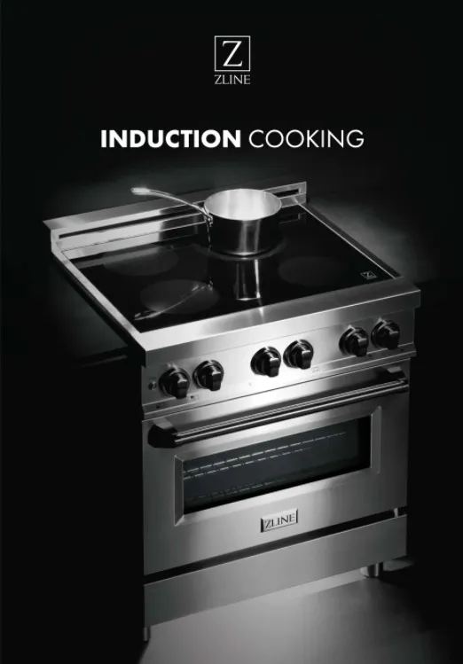 ZLINE 36 Induction Range in Stainless Steel with a White Matte Door (RAIND-WM-36)